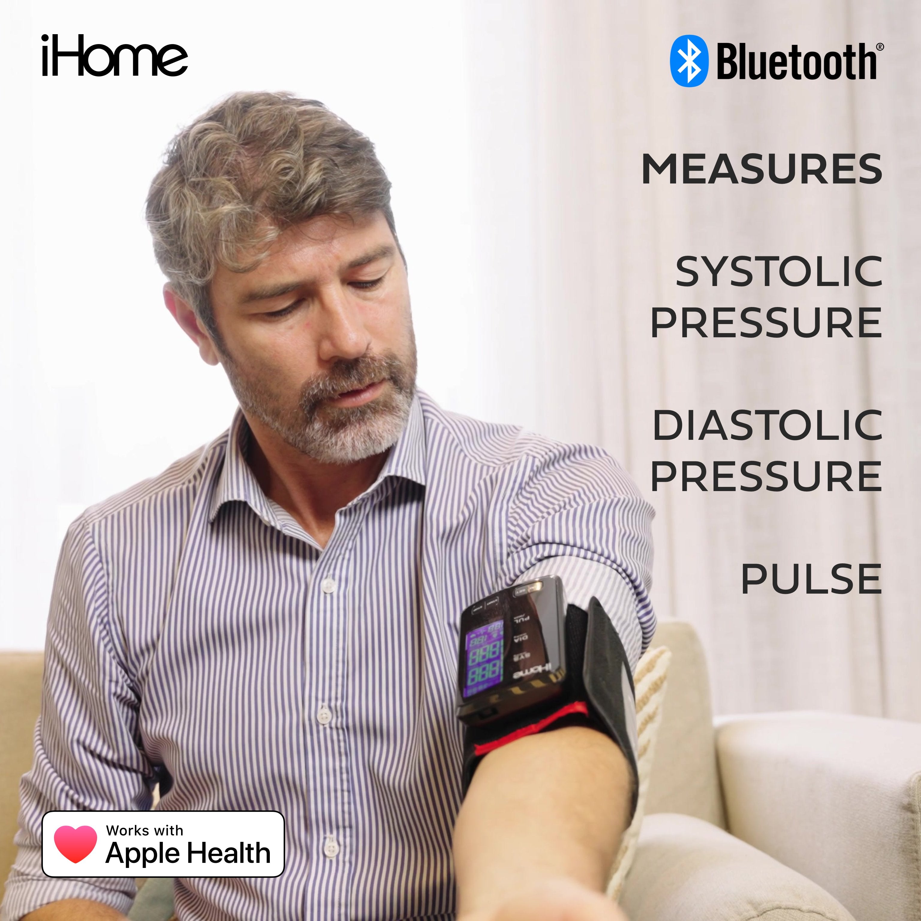 Smart Blood Pressure Monitor – iHome Health & Fitness